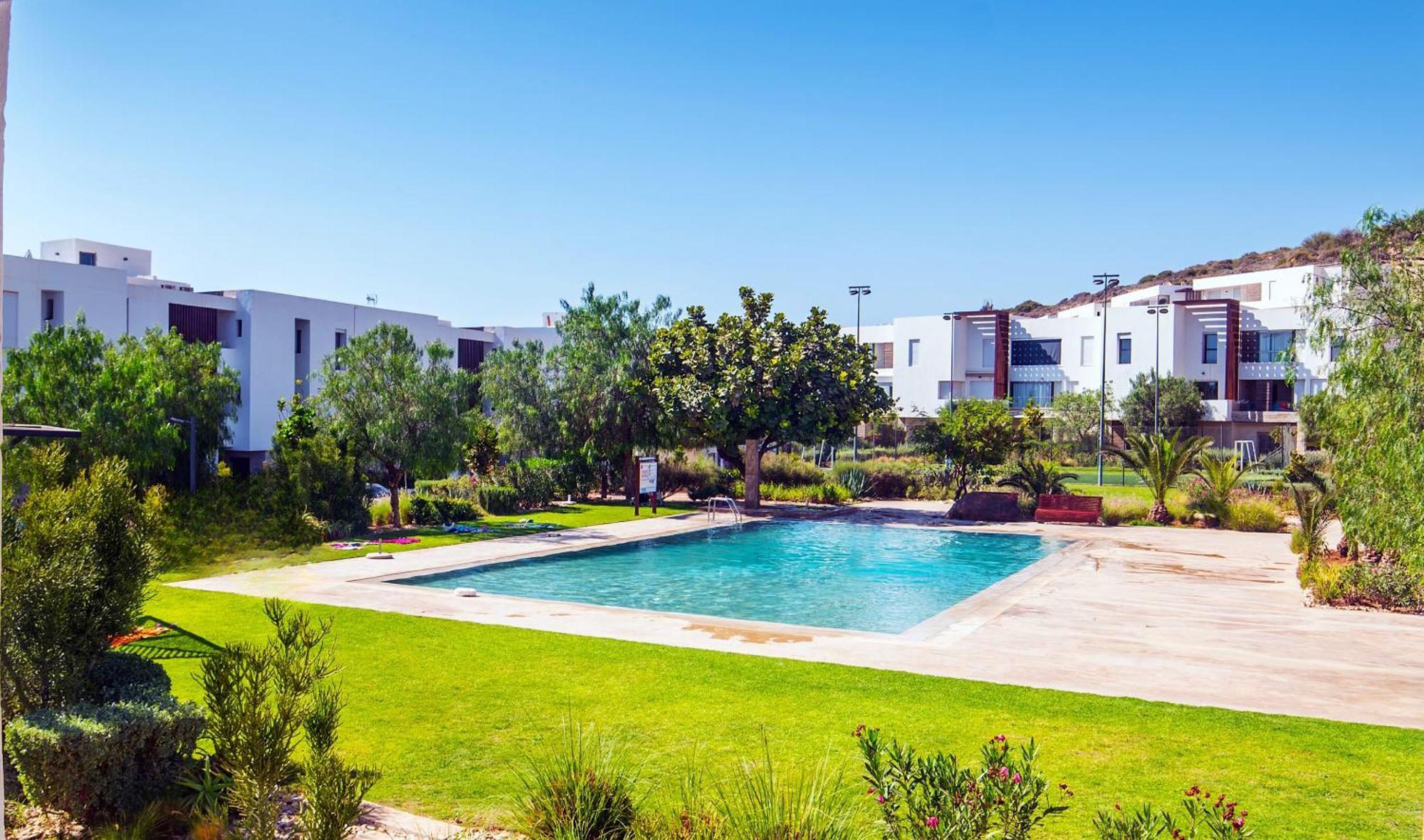 Golf View, Pool,2 Min Walk To Beach, Nakta Apartment Taghazout